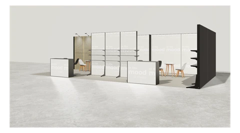 Stoisko w systemie M100 LED