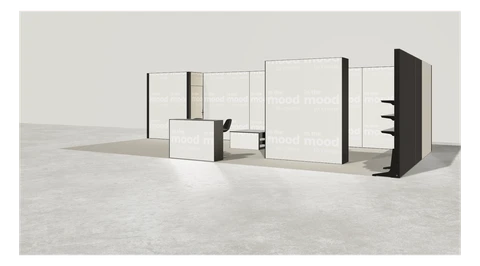 Stoisko w systemie M100 LED