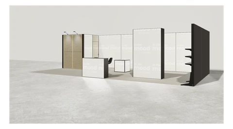 Stoisko w systemie M100 LED