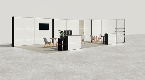 Stoisko w systemie M100 LED