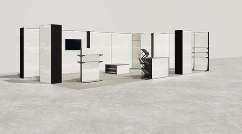 Stoisko w systemie M100 LED