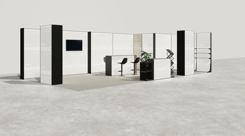 Stoisko w systemie M100 LED