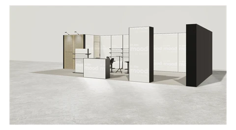 Stoisko w systemie M100 LED