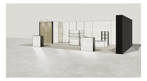 Stoisko w systemie M100 LED