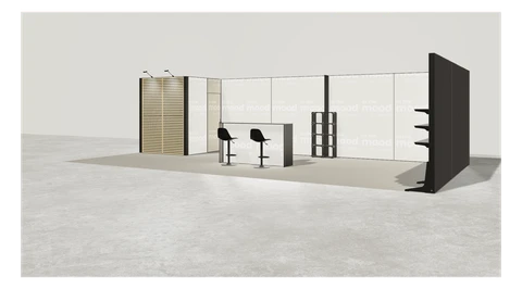 Stoisko w systemie M100 LED