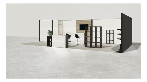 Stoisko w systemie M100 LED