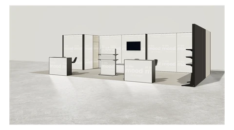 Stoisko w systemie M100 LED