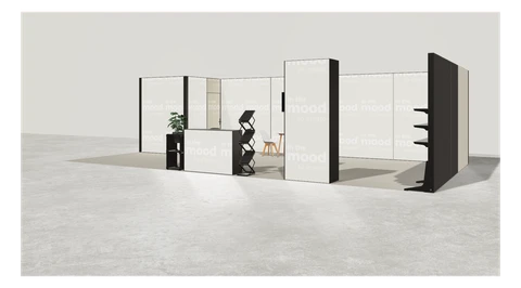 Stoisko w systemie M100 LED