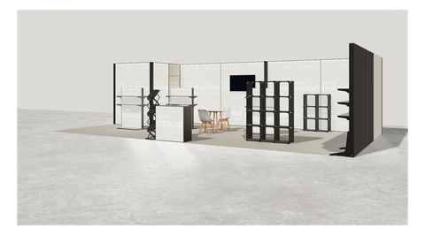 Stoisko w systemie M100 LED