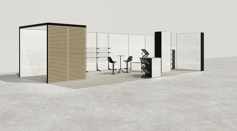 Stoisko w systemie M100 LED