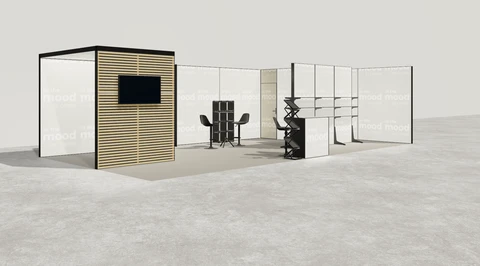 Stoisko w systemie M100 LED