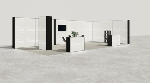 Stoisko w systemie M100 LED