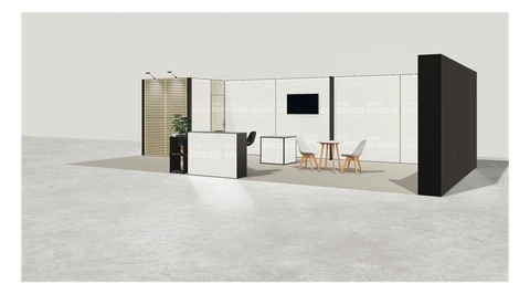 Stoisko w systemie M100 LED