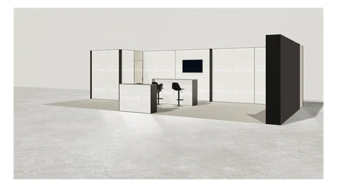 Stoisko w systemie M100 LED
