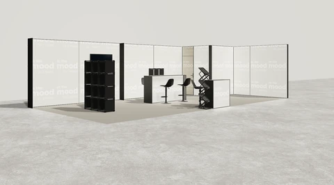 Stoisko w systemie M100 LED