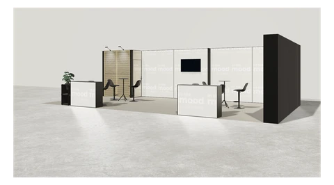Stoisko w systemie M100 LED
