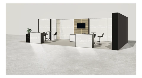 Stoisko w systemie M100 LED