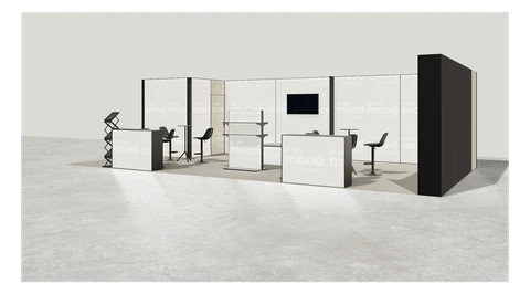 Stoisko w systemie M100 LED