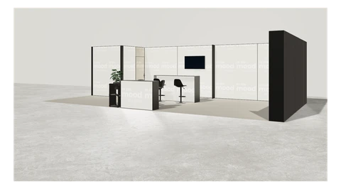 Stoisko w systemie M100 LED
