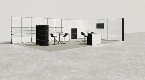 Stoisko w systemie M100 LED