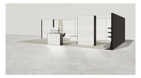 Stoisko w systemie M100 LED