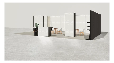 Stoisko w systemie M100 LED