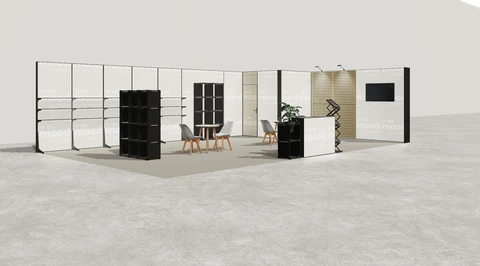 Stoisko w systemie M100 LED