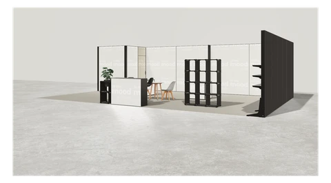 Stoisko w systemie M100 LED