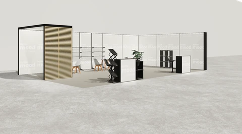 Stoisko w systemie M100 LED