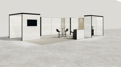 Stoisko w systemie M100 LED