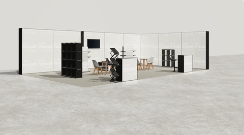 Stoisko w systemie M100 LED