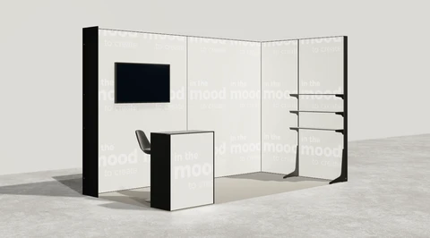 Stoisko w systemie M100 LED
