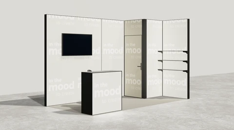 Stoisko w systemie M100 LED