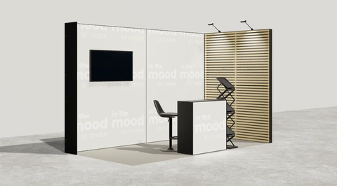 Stoisko w systemie M100 LED