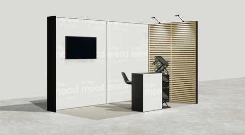 Stoisko w systemie M100 LED