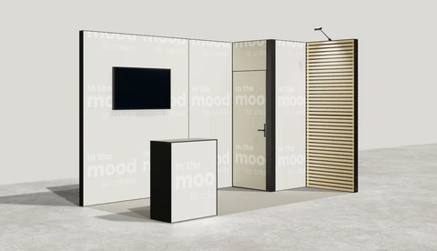 Stoisko w systemie M100 LED