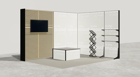 Stoisko w systemie M100 LED