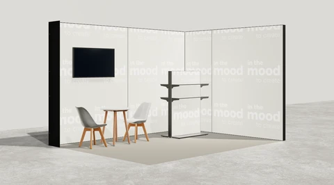 Stoisko w systemie M100 LED