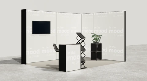 Stoisko w systemie M100 LED