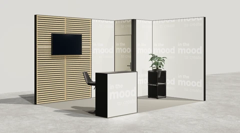 Stoisko w systemie M100 LED