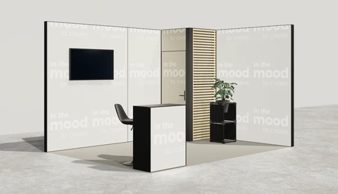 Stoisko w systemie M100 LED
