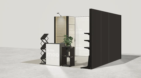 Stoisko w systemie M100 LED