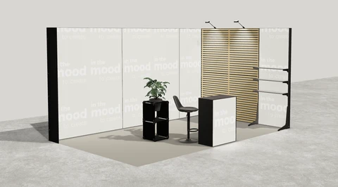 Stoisko w systemie M100 LED