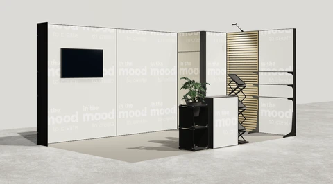 Stoisko w systemie M100 LED