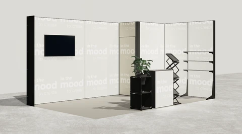 Stoisko w systemie M100 LED