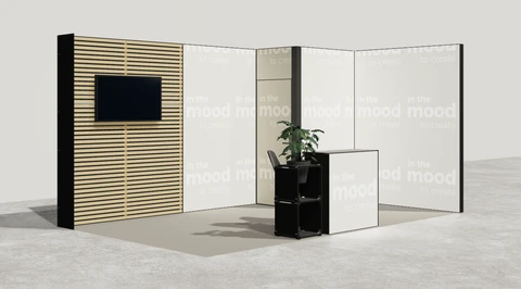 Stoisko w systemie M100 LED
