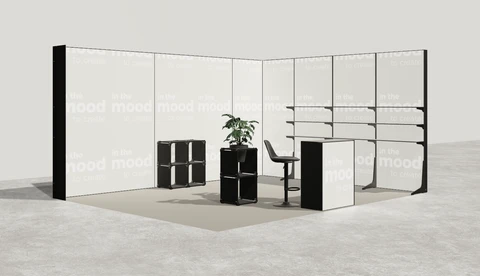 Stoisko w systemie M100 LED