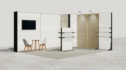 Stoisko w systemie M100 LED