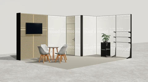 Stoisko w systemie M100 LED