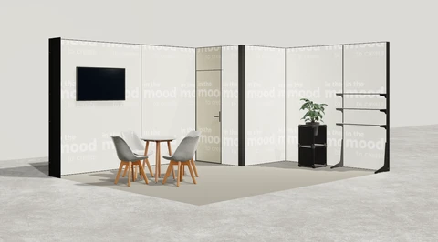 Stoisko w systemie M100 LED